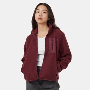 NWT Tentree EcoLoft Zip Jacket - Fig